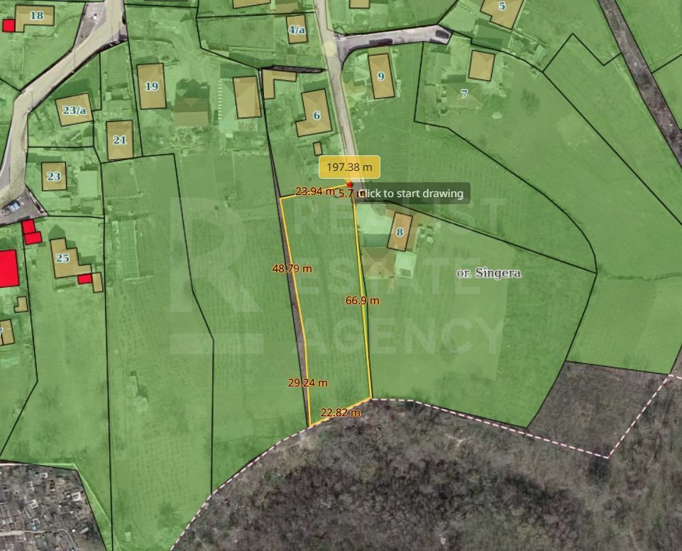 Vânzare, teren, 17 ari,  str. Ștefan Neaga, or. Sîngera - Poză 1