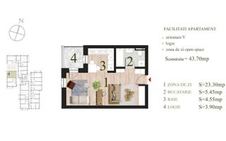 Vand apartament 1 camere, bloc nou, Anton Pann - Poză 6