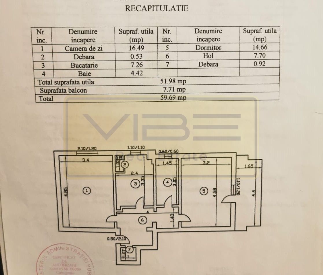 Apartament 2 camere decomandat zona Podul de Fier - Poză 8