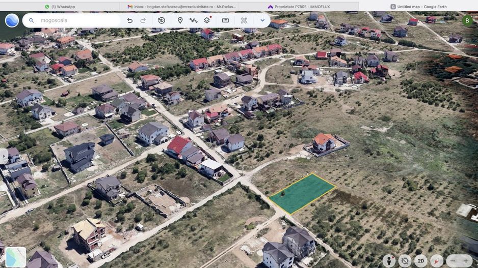 Teren in suprafata de 854 mp utili, cu deschidere pe strada Eugen Barbu 21 - Poză 1