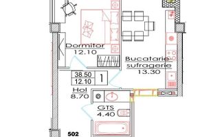 Vânzare, apartament, 1 cameră, str. Ialoveni, Telecentru - Poză 3
