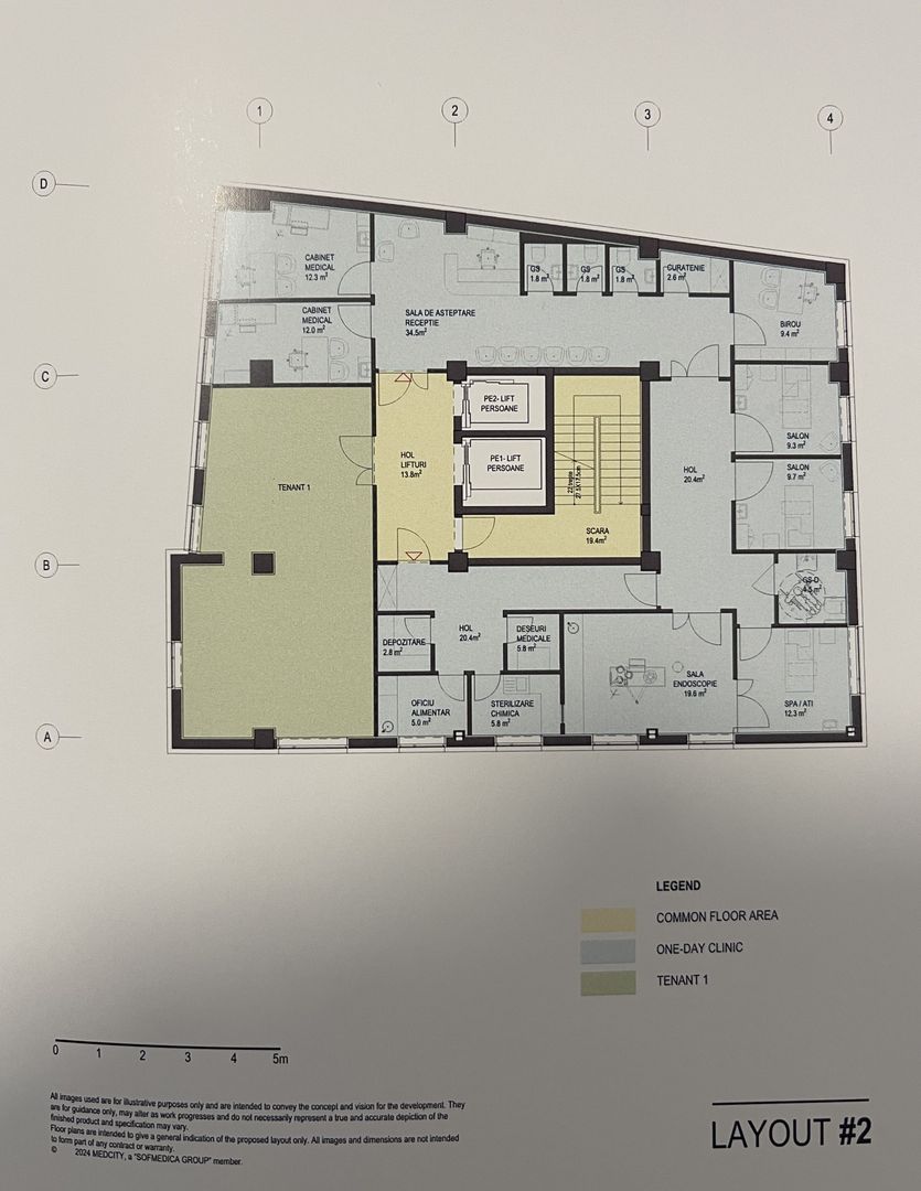 Central | Spații medicale | Lift targă | Acces persoane cu dizabilități | nZEB - Poză 3