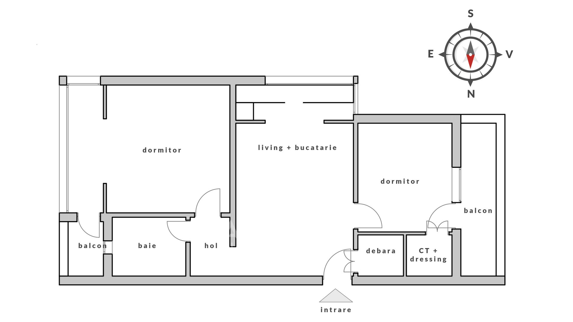 COMISION 0% | Apartament 3 camere | 63mp + 2 balcoane | parcare - Poză 13