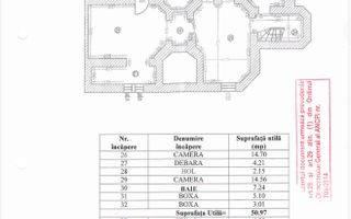 închiriere o vilă interbelică elegantă, complet restaurată - Schiță 21