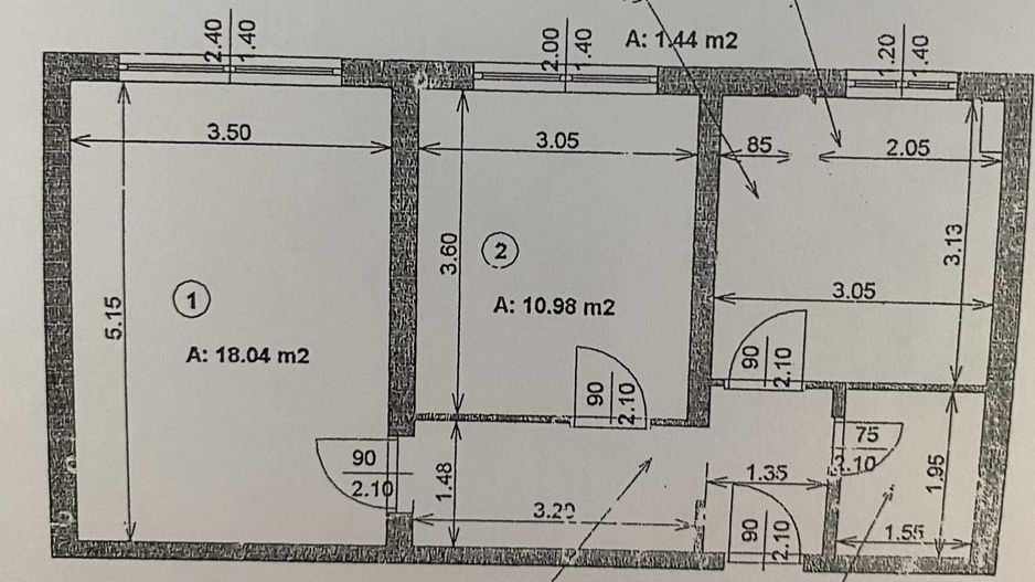 De vanzare apartament de 2 camere langa metrou 1 Decembrie, pret negociabil - Poză 6