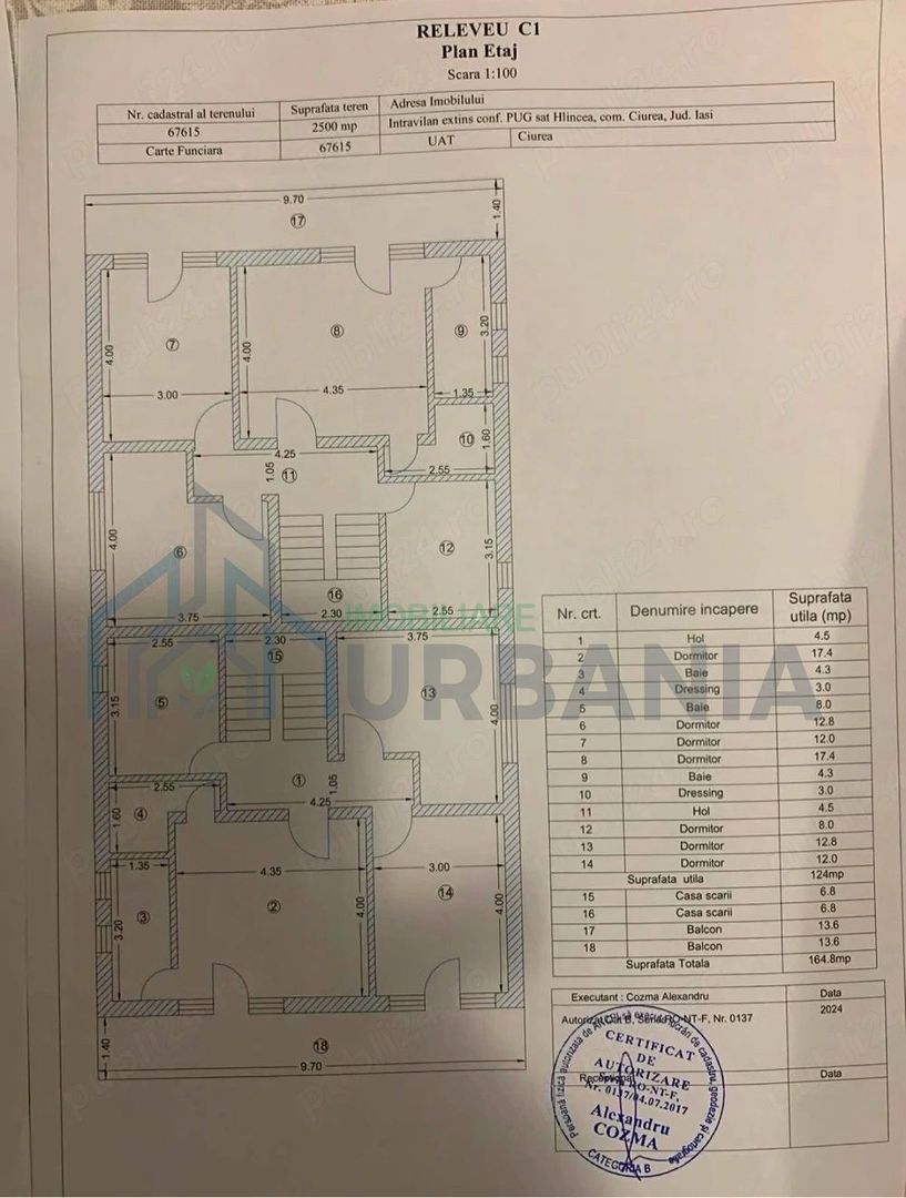Casă duplex cu teren de 1800 mp, la 1 km de fostul Dedeman, lângă Școala Hlincea, Iași - Poză 6