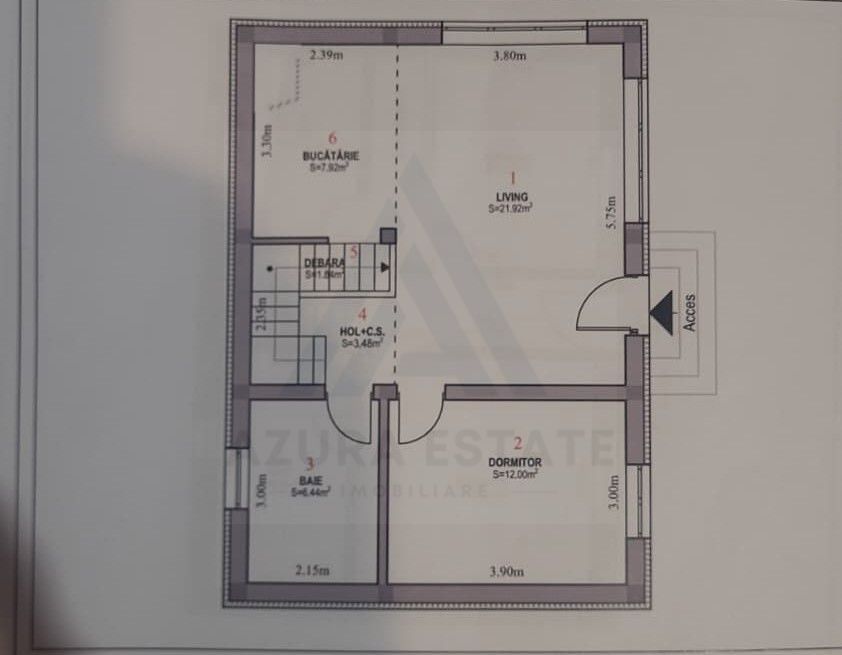 Casa individuala 150 mp 4 camere  pe Valea Avrigului,teren 1050 mp - Poză 16