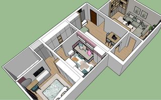 Freidorf | 3 camere | Decomandat | Centrala proprie | 2 bai | 2 balcoane - Poză 4