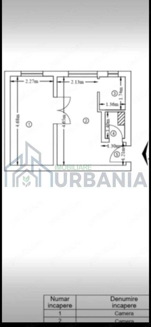 Apartament 2 camere, etaj 2 din 4, zona Tătărași, str. Ciurchi, bl. Q2, renovat, 57.000 EUR - Poză 1