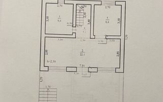 Vânzare, casă, 2 camere, str. Eremei Stratan, Durlești. - Poză 19