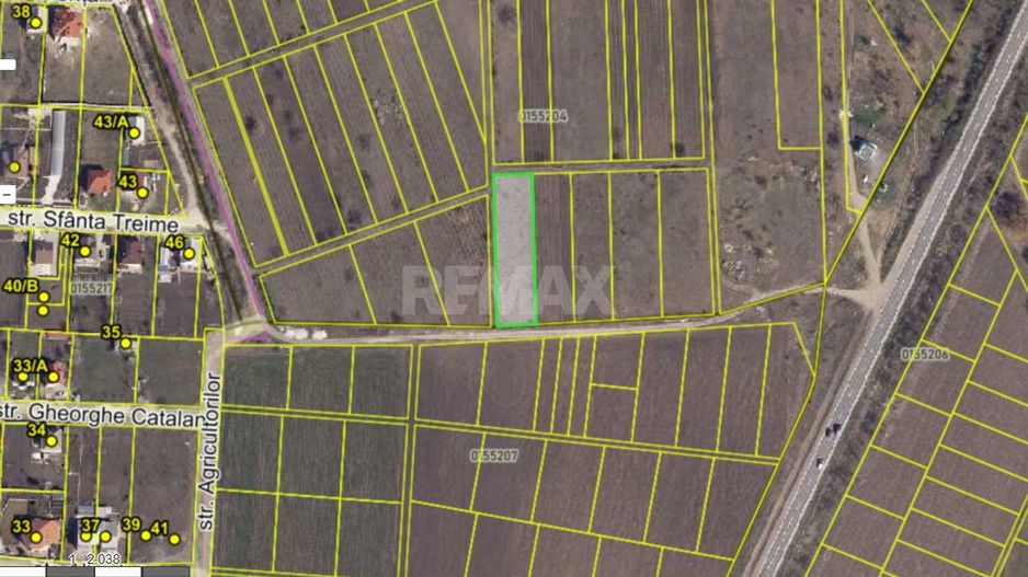 Teren agricol extravilan - 16 ari I Grătiești I 3 fronturi stradale I acces la drum principal - Poză 4