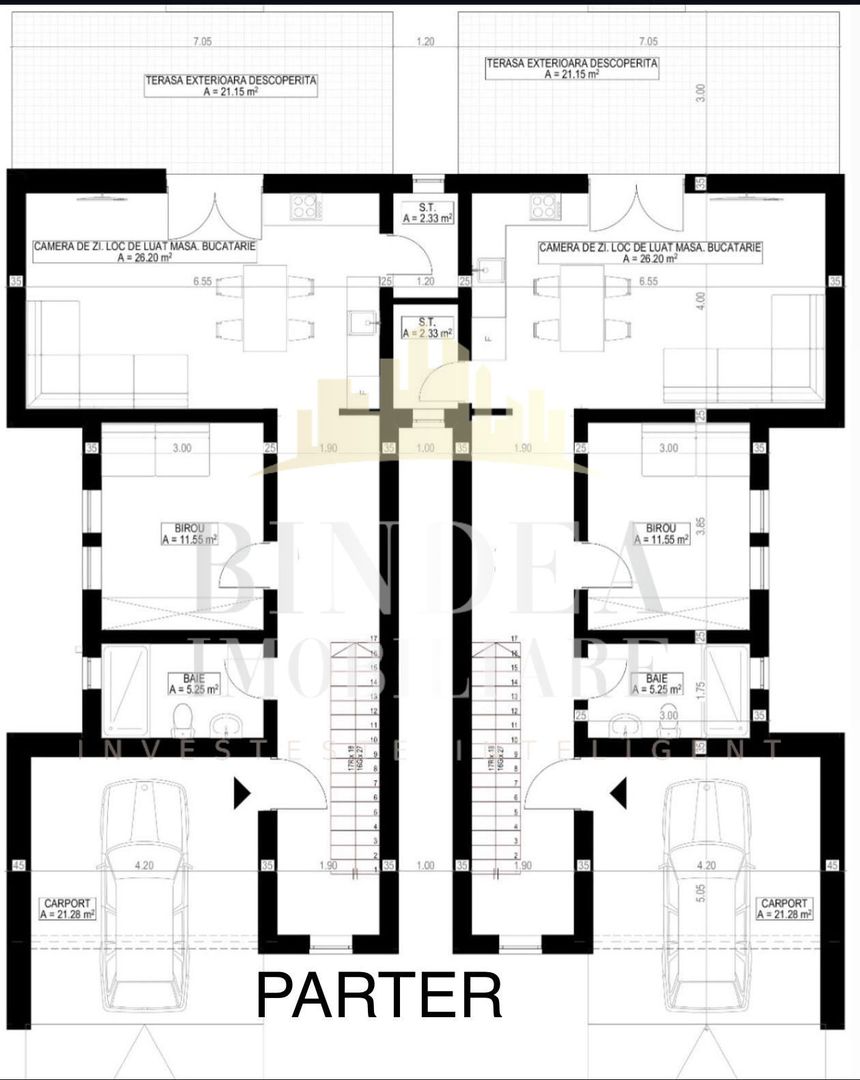 Duplex modern P+1, 110mp utili cu un teren de 310mp - Poză 2