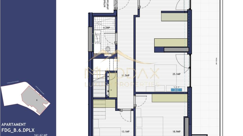 4 rooms Duplex **212 SQM*** + 110 SQM Terrace // Amazing Lake View // Floreasca - Schiță 13