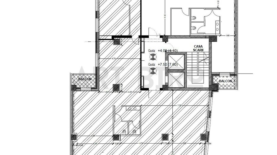 Zero comision, 178mp birou etaj 1 move-in ready Cismigiu, 14' metrou - Schiță 8
