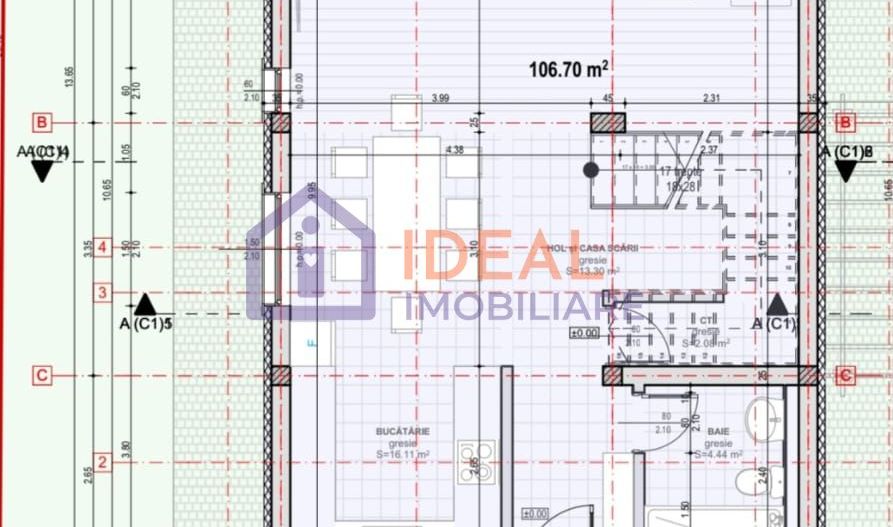 Casa Individuala Moderna cu 4 camere si 318 mp teren, in Selimbar - Schiță 7