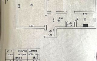 🏡 Apartament spațios 2 camere, decomandat, Mazepa – etaj 8, cu lift - Poză 9