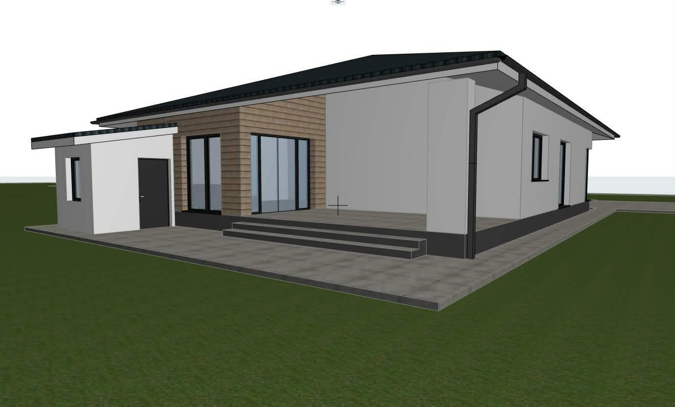 Teren 980 mp cu proiect de casă început–Chișirid, la 15 min de Oradea - Poză 1