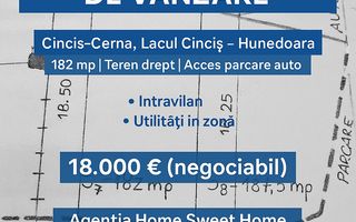 📍 Teren intravilan, Cincis-Cerna – Hunedoara - Poză 1