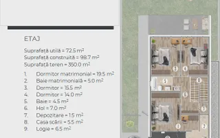 VILA INDIVIDUALA PREMIUM | TUNARI - Schiță 22