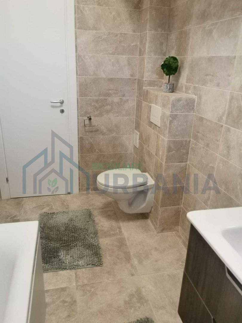 Apartament cu o cameră în Conest Vision, Iași - compartimentare living, dormit și spațiu de lucru - Poză 7