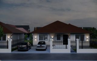 Casa 4 cam.2 băi,1 pivniță 1 dressing,500mp.teren,gard,pavaj - Poză 13