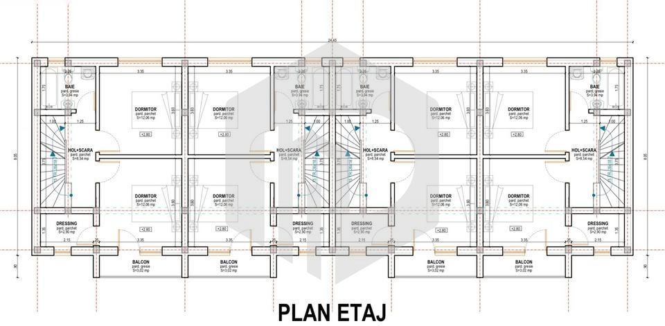 Casa | Arhitectilor | 3 Camere 76mpu | Intabulat | Gradina - Poză 3