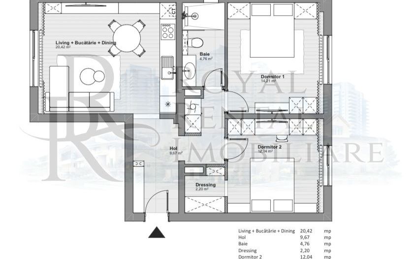 Apartament 3 Camere | Ultrafinisat | 63 mp | Gheorgheni | Lux|  Iulius Mall - Poză 16