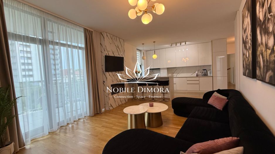 ISHO - Apartament cu 4 camere de lux, 2 bai, 2 balcoane, parcare privata - Poză 2