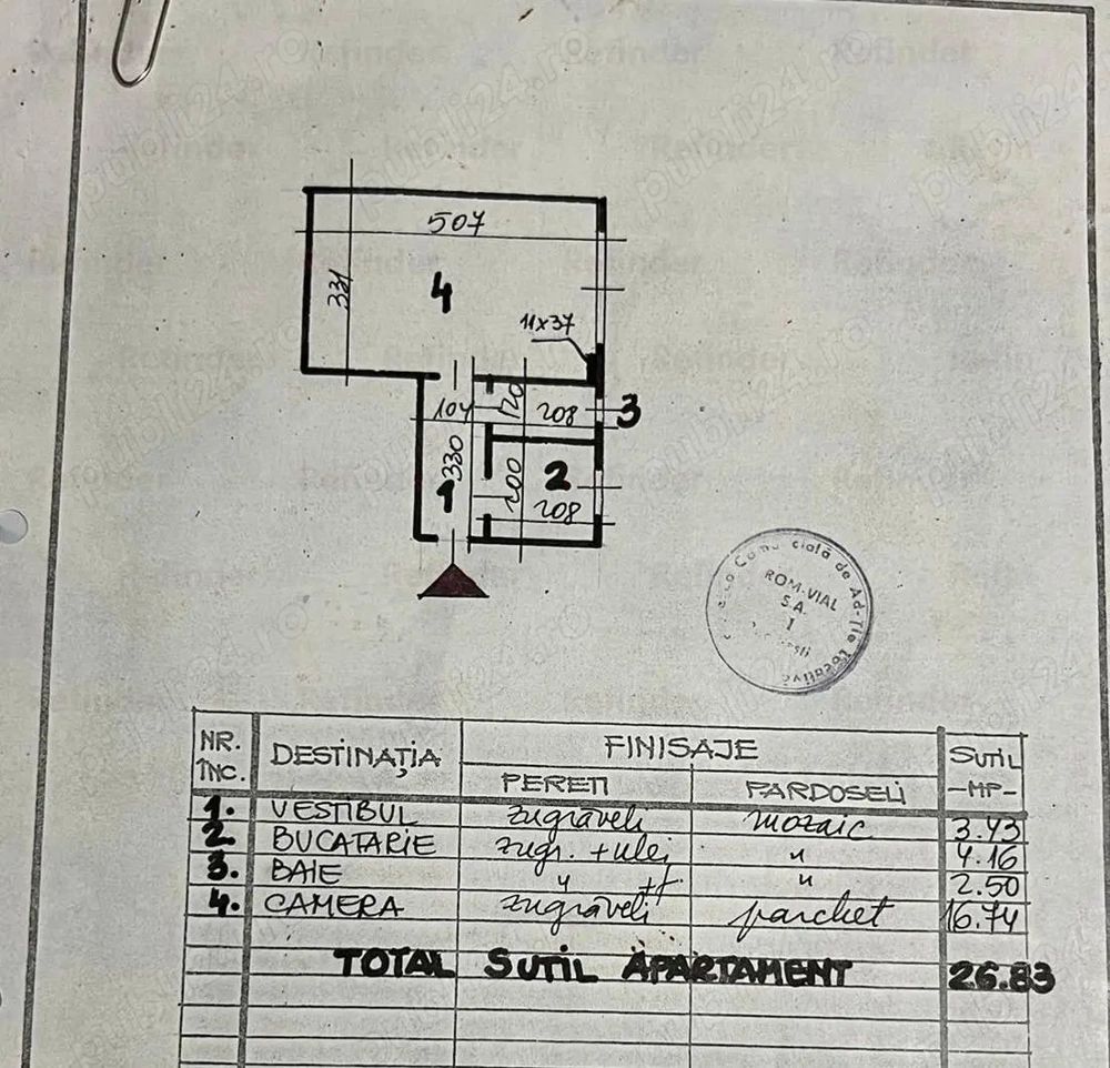 Garsonieră decomandată, Mihalache, parter, bloc reabilitat - Poză 7