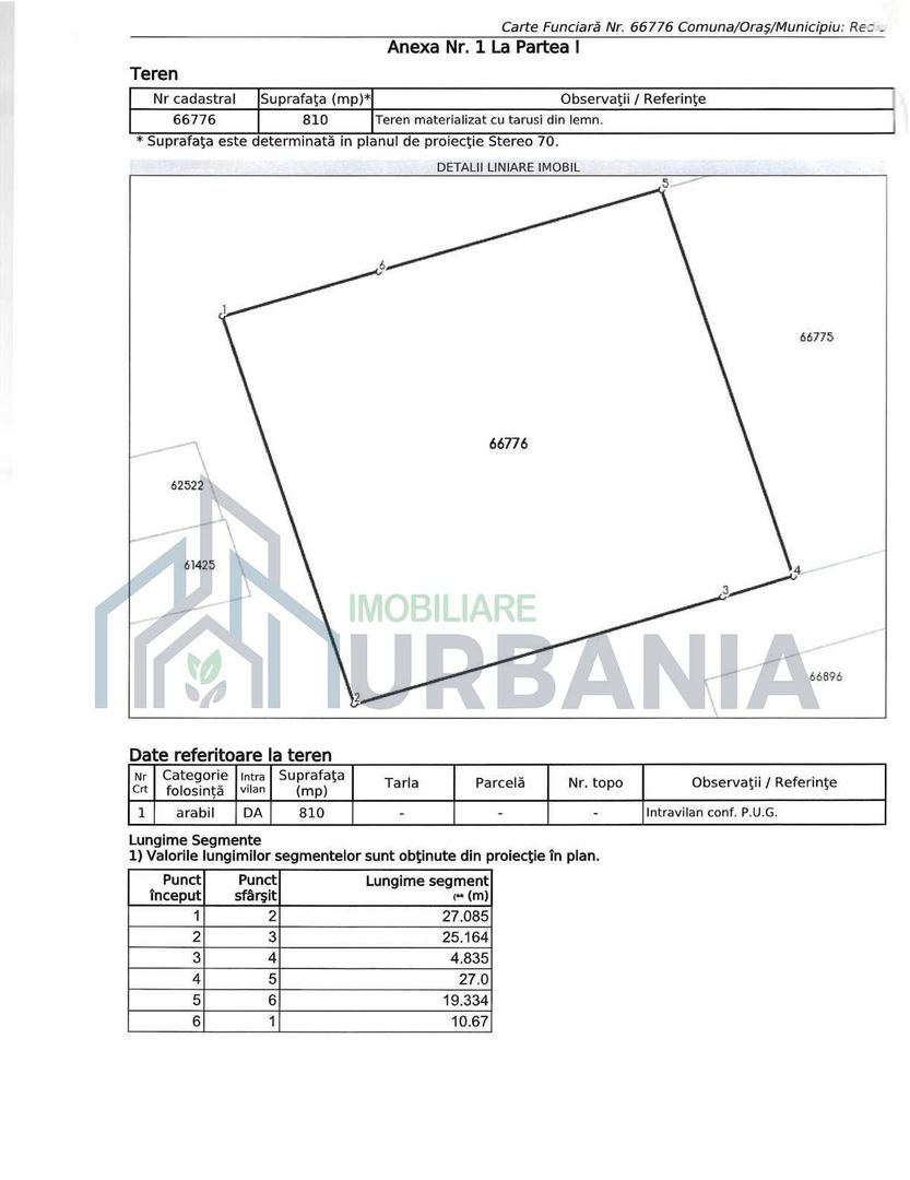 Teren intravilan de vanzare, 810 mp, Rediu, strada 1 Decembrie - Poză 4
