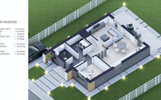 Vila 5 camere, str Sperantei, teren 410 mp - Comuna Berceni - Poză 6