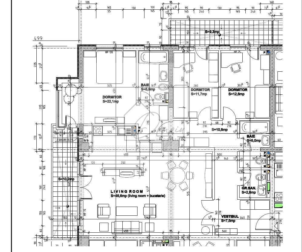 Apartament 4 camere de vanzare Baneasa I Complex Privighetorilor - Poză 2