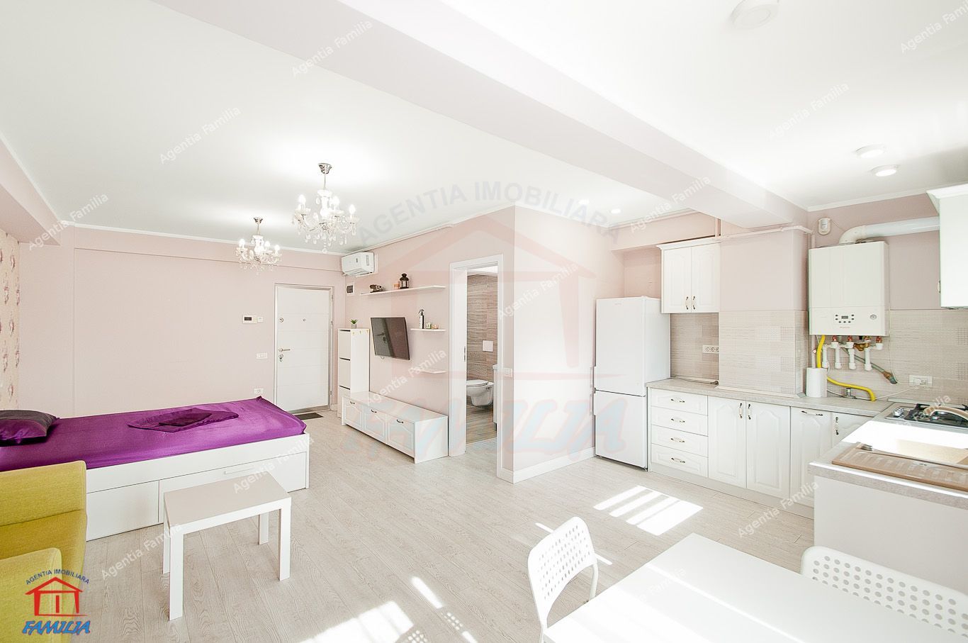 🏡 Inchiriere 1 camera, bloc nou, Mazepa 2, 450 €/lună - Poză 5