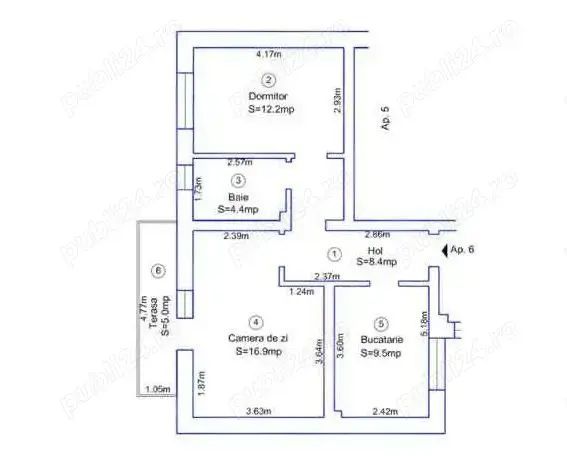Giroc | 2 Camere | Etaj 1 | Mobilat si Utilat | Curte comuna | - Poză 15