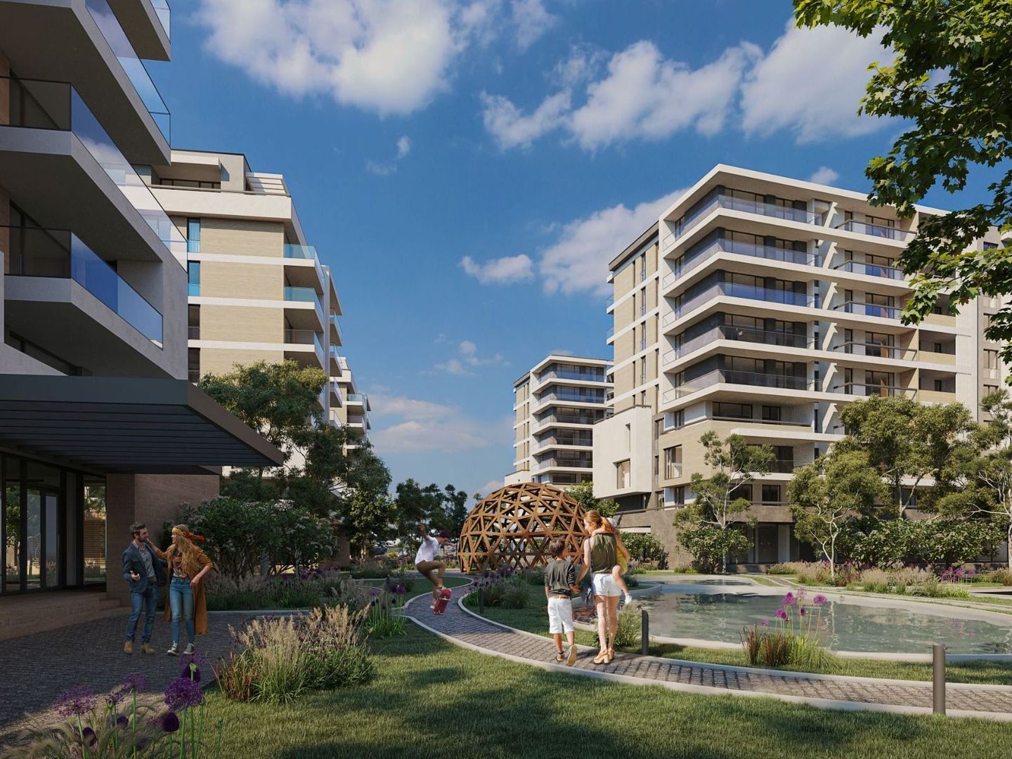 Apartamente 3 camere în Ansamblul Alpha Distrikt, Bartolomeu, Brașov - Poză 5