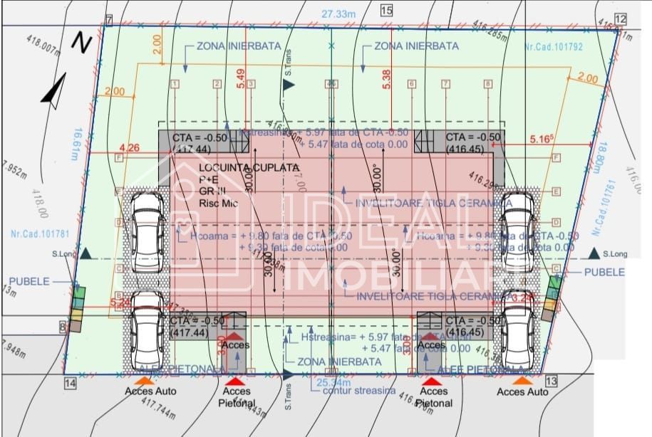 Casa Tip Duplex cu 4 camere in Zona Lidl Selimbar - Comision 0% - Schiță 2