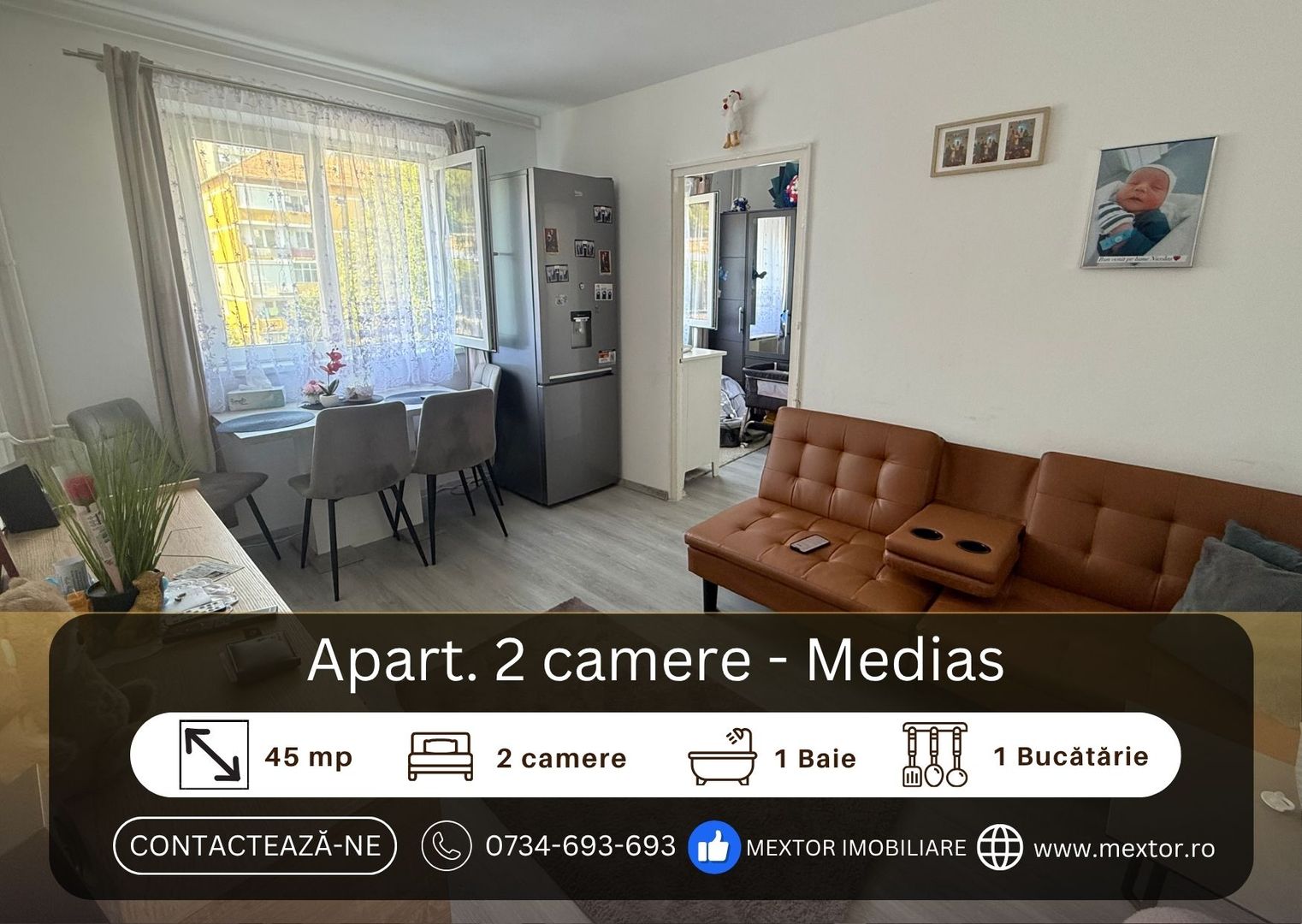 Apartament 2 camere, Medias - Poză 1