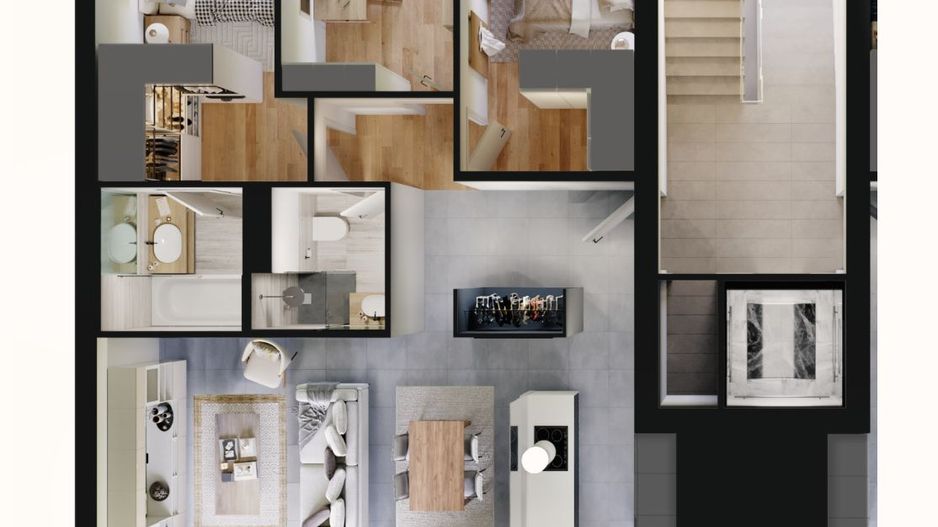 APARTAMENT 4 CAMERE | PIPERA |PARCARE SUBTERANA+BOXA | PRET DE LANSAR - Poză 4