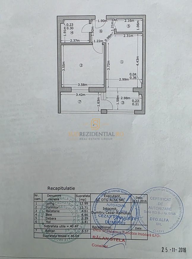 Apartament 2 camere, loc de parcare, acces metrou Dimitrie Leonida - Schiță 5
