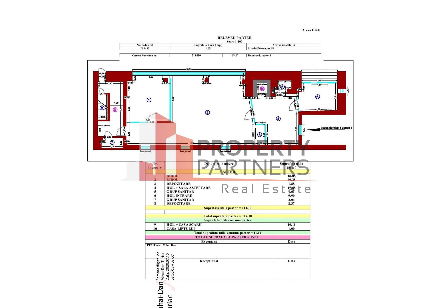 Cladire de birouri  Str. Polona - Str. Mihai Eminescu - Schiță 13
