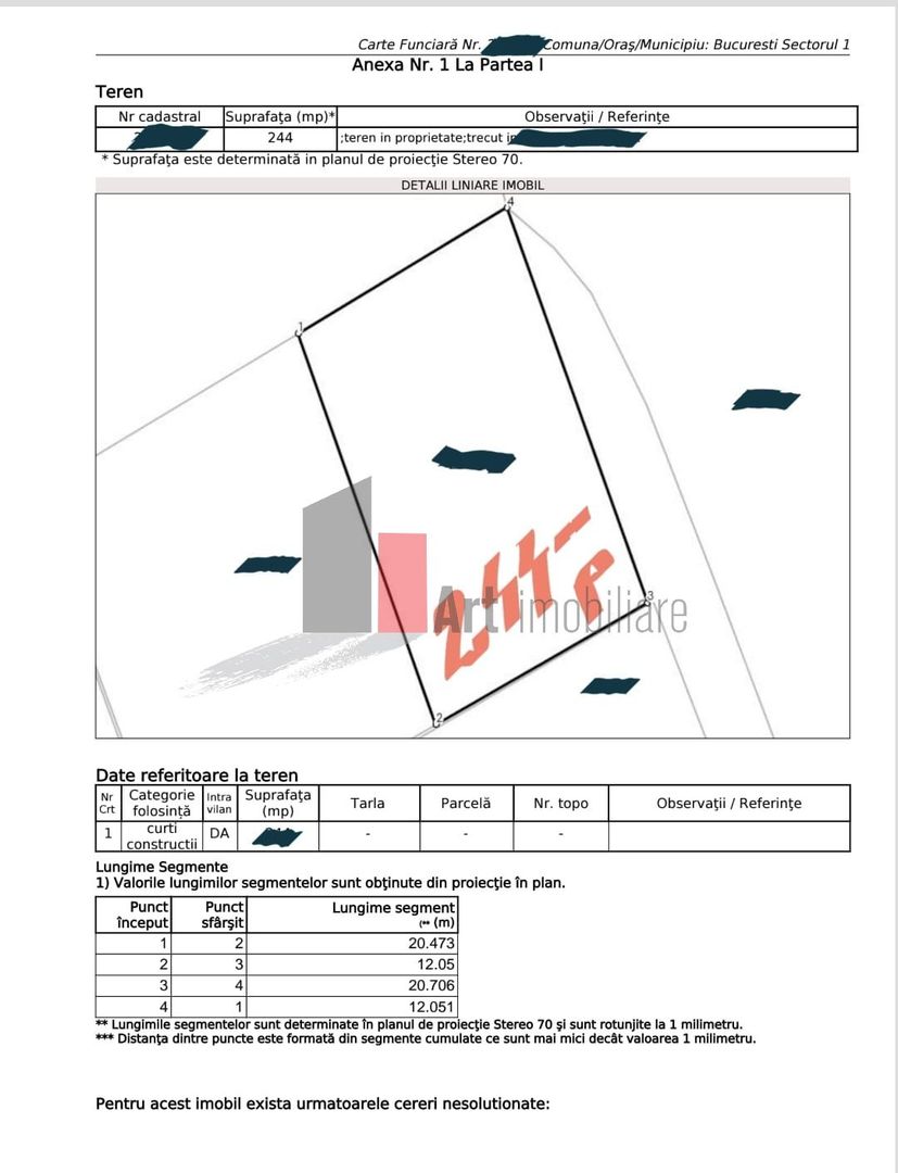 Teren intravilan 550 mp, pretabil dezvoltare, sos Straulesti - Poză 3