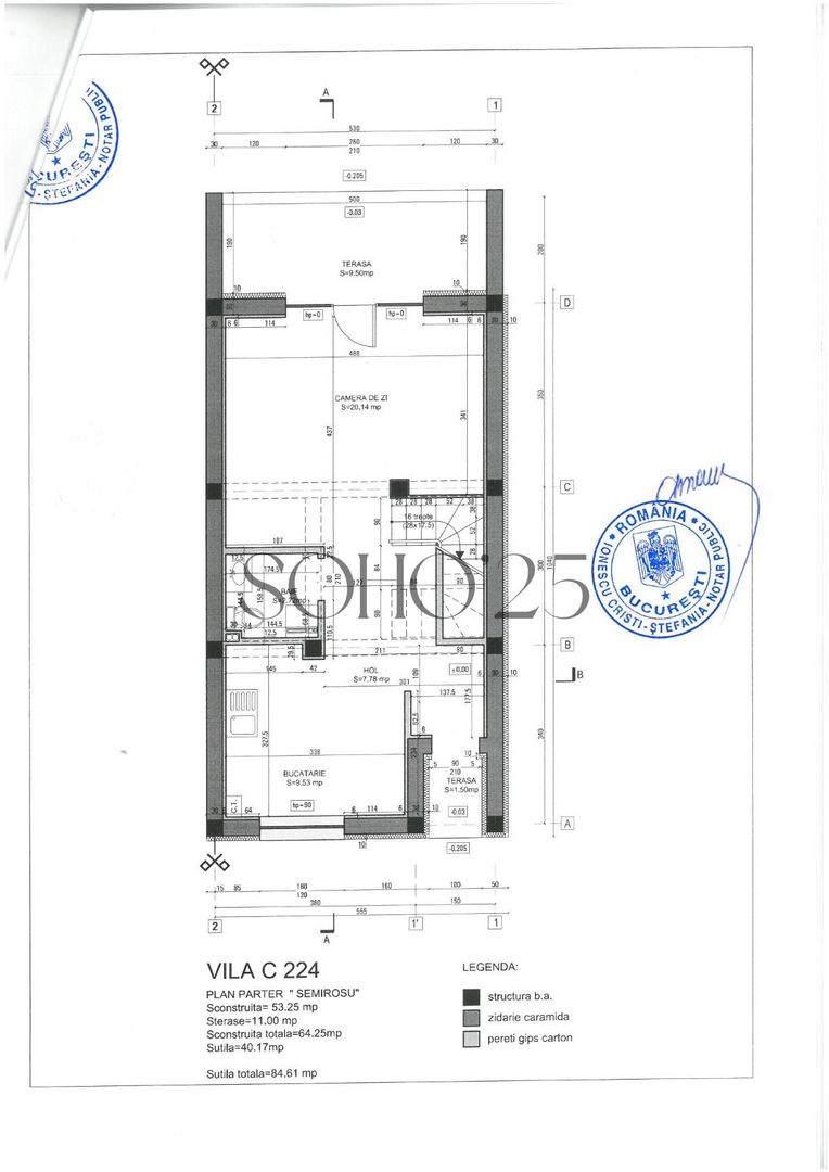 Casă tip duplex P+1+M de vânzare – Trend Residence - Schiță 26
