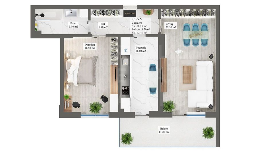 Vânzare, Apartament Premium cu 2 camere, București - Poză 16