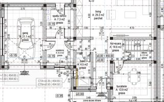 Casa Individuala LA CHEIE cu garaj si 341 mp teren, in Calea Cisnadiei - Schiță 3
