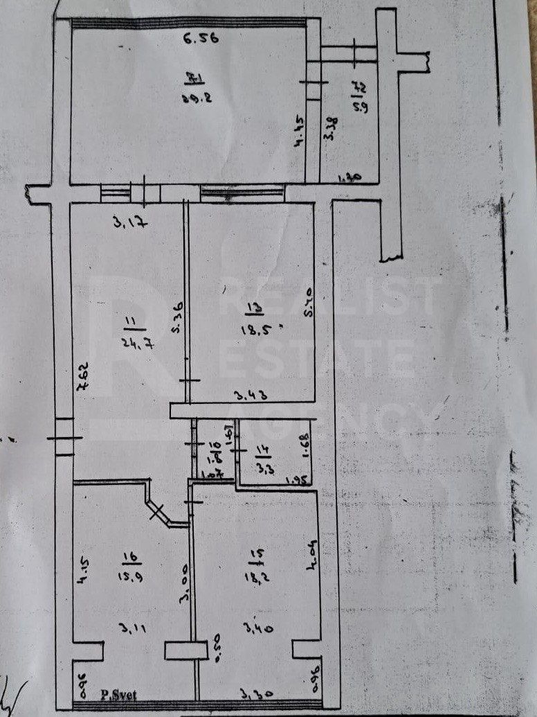 Vânzare, apartament, 3 camere și living, str. Bănulescu-Bodoni, Centru - Schiță 20