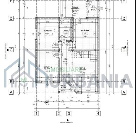 Casa Ciurbesti cu scara interioara si placa de beton! - Poză 8