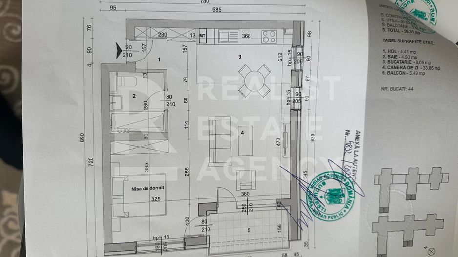 Studio | Loc de parcare | 15 minute metrou Obor |TVA inclus - Schiță 8