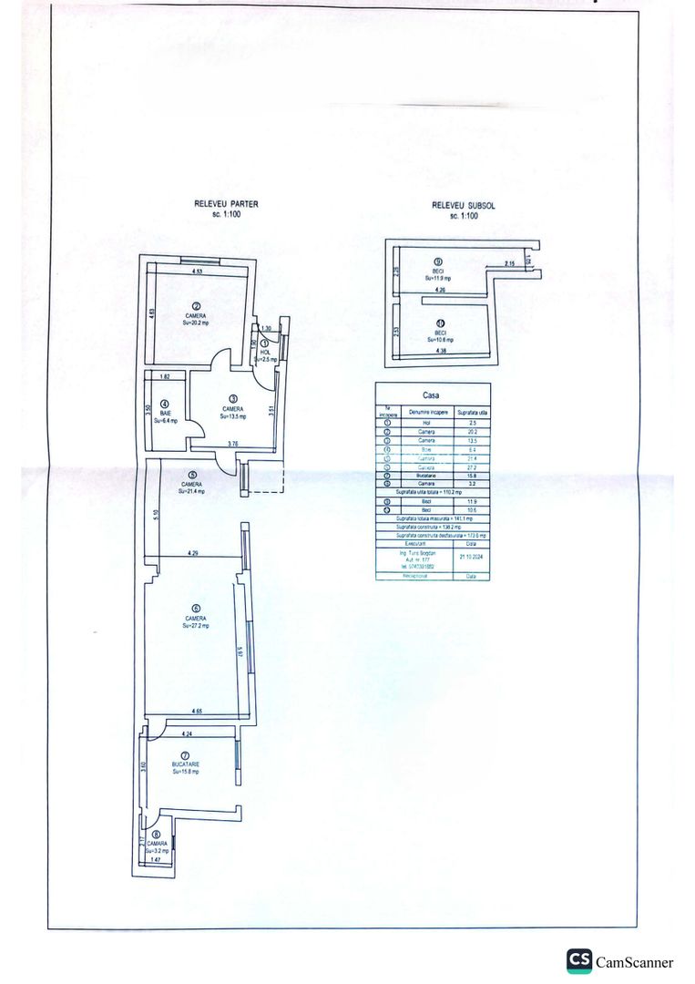 Casa de vanzare cu 4 camere, 110 mp, Satu Mare, zona 14 Mai - Poză 8