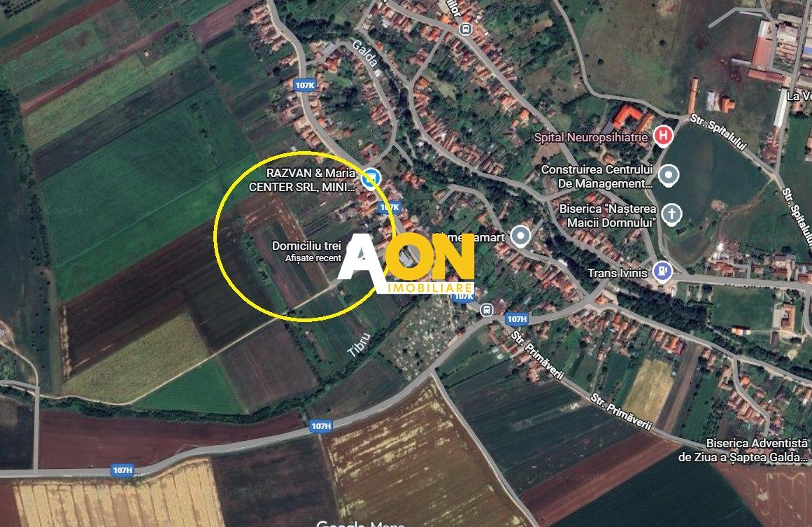 Teren intravilan Galda de Jos, 2100 mp - Poză 1