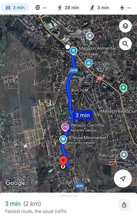 Teren Bucium 3 min de Hanul 3 sarmale, la Soseaua Barnova - # - Poză 4